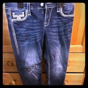Rock Revival Crop Sukara Jeans